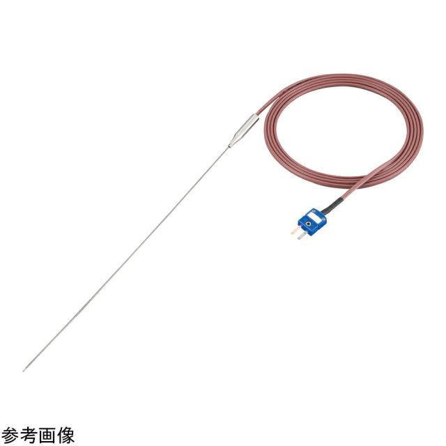 アズワン T熱電対（カクテルドレス型）オメガコネクタ φ1.0粍 500粍 1個 T-10500-C