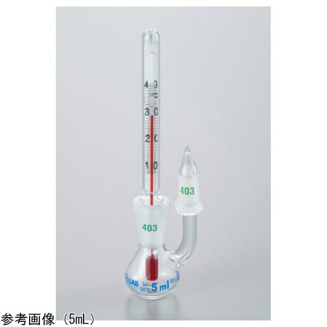 温度計付き比重瓶 10mL 1本 023.03.010