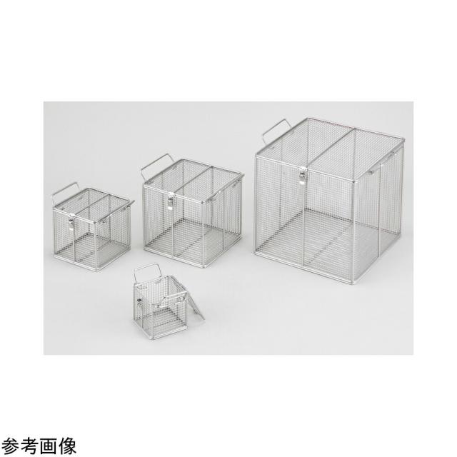 アズワン フタ付バスケット（持ち手付）150×150×150mm 1個