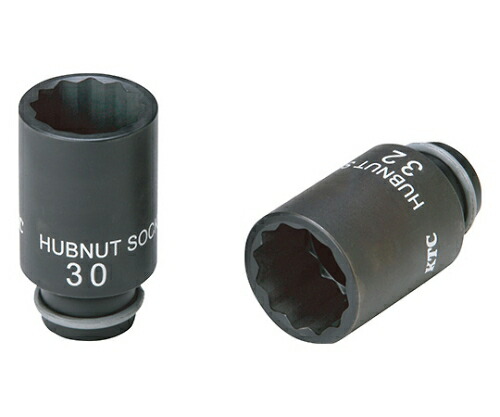 KTC インパクトレンチ用ハブナットソケットセット　１２．７ＳＱ 1セット ATS3082の通販は 8,424円