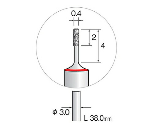 ミニター 電着ＣＢＮバー　＃６００　０．４ 1本 JA2005の通販は 6,501円