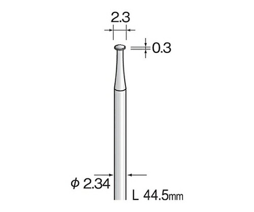 ミニター スチールカッター　ストレートカット　２．３　（１０個） 1パック(10個入) BS1071 4,918円