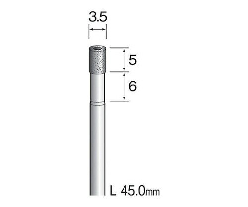 ミニター 電着ダイヤモンドコアドリル　３．５ｍｍΦ 1個 KA3064 10,088円