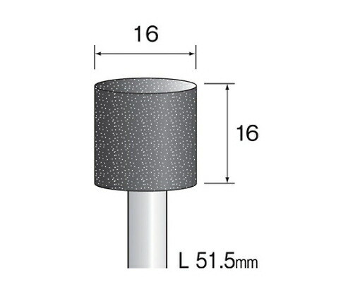 ミニター ブラック砥石　１６ｍｍΦ　（１０個） 1パック(10個入) CA6105の通販は