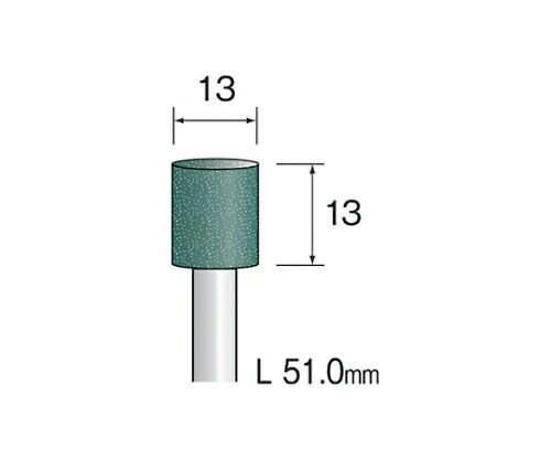 ミニター グリーン砥石　１３ｍｍΦ　（１０個） 1パック(10個入) CA6414の通販は