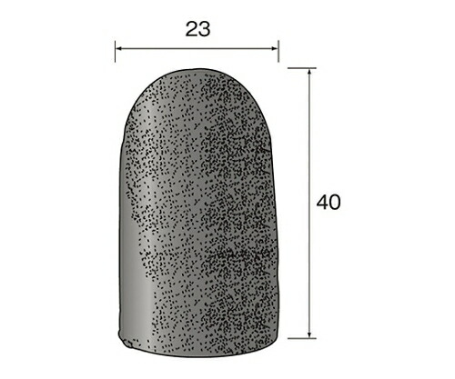 ミニター キャップサンダー　先丸　２３ｍｍ　＃１２０　（２０個） 1パック(20個入) ES5742