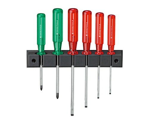PBスイスツールズ ドライバーセット　６本組　ホルダー付 1セット 245