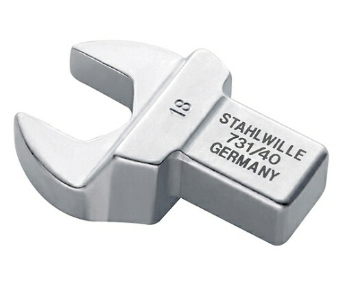 Stahlwille トルクレンチ差替ヘッド（スパナ）（５８２１４０３６） 1個 731/40-36