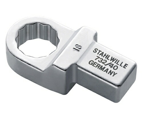 Stahlwille トルクレンチ差替ヘッド　（５８６２４０３２） 1個 732A/40-1/2