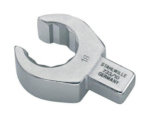 Stahlwille トルクレンチ差替ヘッド　（５８６３１０３６） 1個 733A/10-5/8