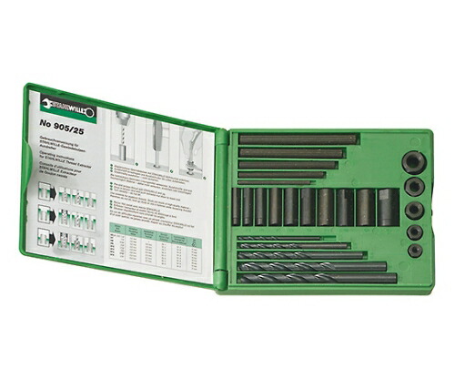 Stahlwille スクリューエキストラクターセット　（９６７１３０２５） 1セット 905/25の通販は 50,146円