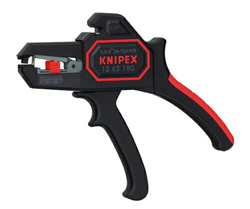 KNIPEX 自動ワイヤーストリッパー 0.2−6.0(パッケージ入) 1本 1262-180