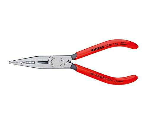 KNIPEX 電気技師用ペンチ（パッケージ入） 1本 1301-160
