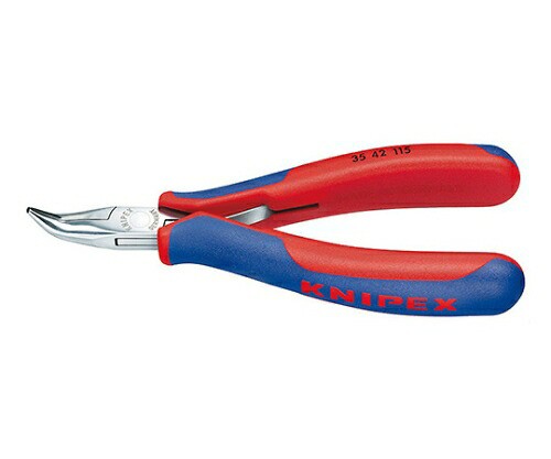 KNIPEX エレクトロニクスプライヤー(パッケージ入) 1本 3542-115の通販は