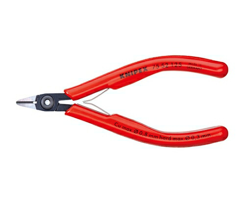 KNIPEX エレクトロニクスニッパー 1本 7552-125