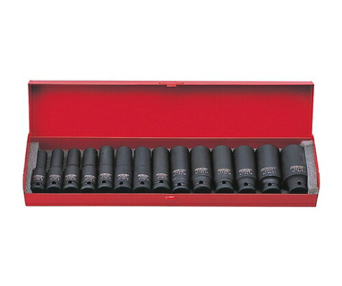 SIGNET ディープインパクトソケットセット　１／２ＤＲ　ミリサイズ　１４ＰＣ 1セット 23296