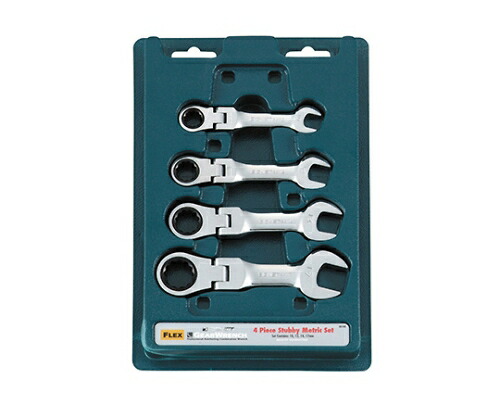 SIGNET スタビーフレックスギアレンチセット　ミリサイズ　４ＰＣ 1セット 38140