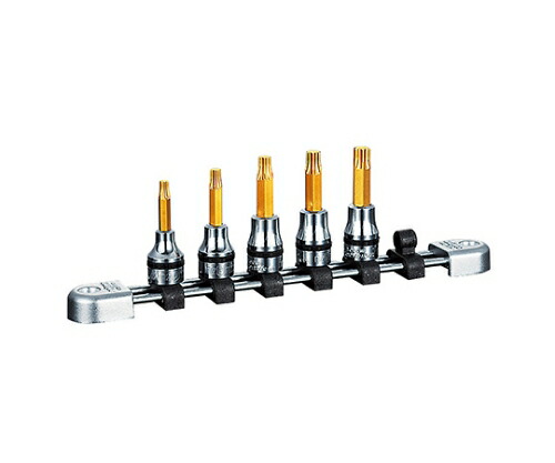 KTC ネプロス・Ｔ型トルクスビットセット　９．５ＳＱ 1セット NTQ6T05A
