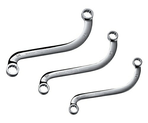 KTC ネプロス S字メガネレンチ 14mm×14mm 1本 NM12-14