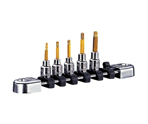 KTC ネプロス・Ｔ型トルクスビットセット　６．３ＳＱ 1セット NTQ4T05A