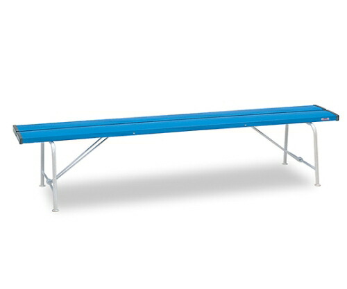 テラモト ベンチ(背なし)1800 青 1個 BC-300-118-3