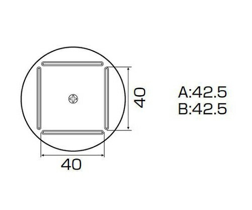 白光（HAKKO） SMDリワーク用ノズル　QFP　42.5mm×42.5mm 1個 A1215B