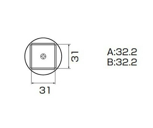 白光（HAKKO） SMDリワーク用ノズル　QFP32X32用 1個 A1265B