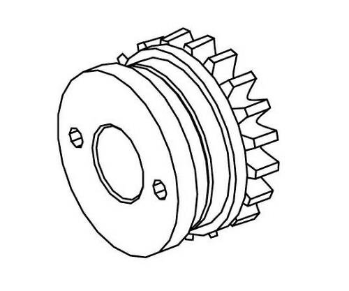 白光（HAKKO） 駆動プーリー組品　1.6mm 1個 B2108