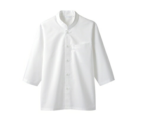 住商モンブラン ジャケット 男女兼用 7分袖 白 1枚 2-701 L