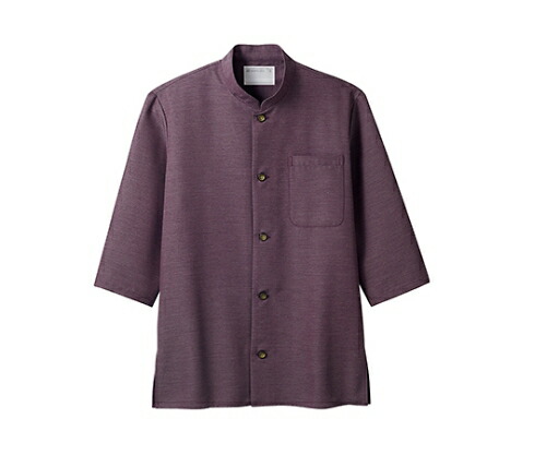 住商モンブラン シャツ 男女兼用 7分袖 パープル 1枚 2-715 Lの通販は