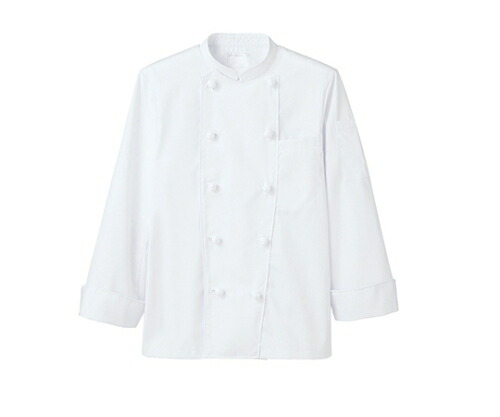 住商モンブラン コックコート 男女兼用 長袖 白 1枚 6-605 LL 5,954円