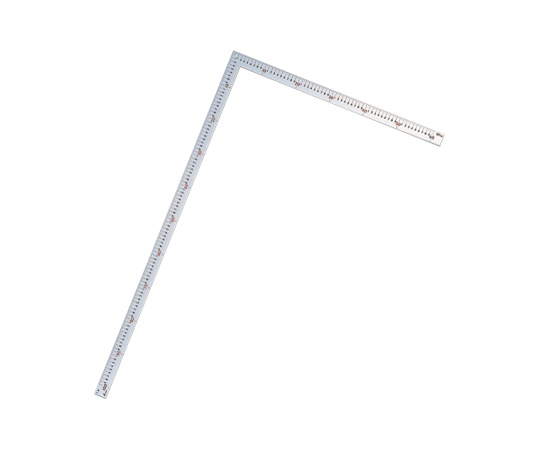 シンワ測定 曲尺大金普及型　シルバー　1m×60cm　表裏同目　赤数字入 1本 63400