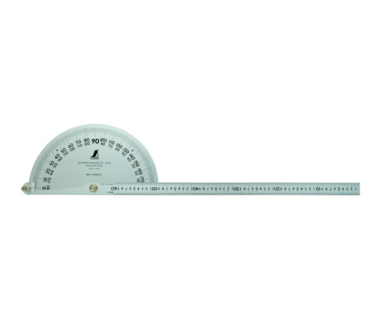シンワ測定 プロトラクター　600　シルバー　φ320　竿目盛60cm 1本 62855