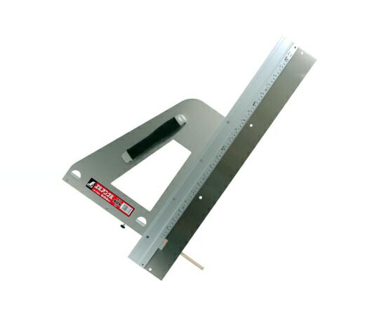 シンワ測定 丸ノコガイド定規　エルアングル60cm　併用目盛　補助板付 1本 77883の通販は 9,653円