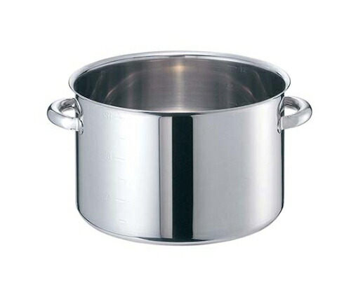 江部松商事 EBM モリブデンジ 半寸胴鍋(目盛付)24cm 蓋無 1個 8689100の通販は 15,990円