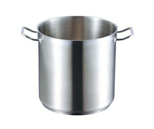 江部松商事 EBM 18-8 プロシェフ IH 寸胴鍋 22cm 蓋無 1個 8884500