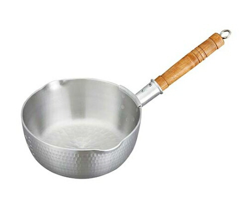 中尾アルミ製作所 ナカオ アルミ打出 ヤットコ雪平鍋 16.5cm 1個 4865500