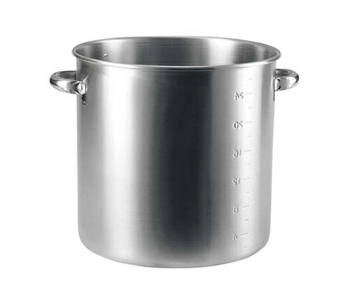 本間製作所 19-0 電磁対応 寸胴鍋(目盛付)30cm(蓋無) 1個 1865100 9,393円