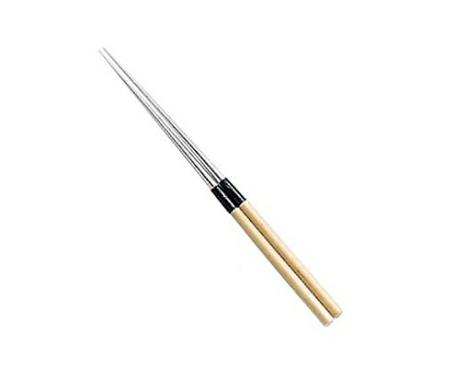 江部松商事 白木柄 盛箸(水牛桂付)13.5cm 1組 580400