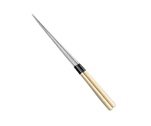 江部松商事 白木柄 盛箸(水牛桂付)16.5cm 1組 580600