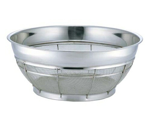 江部松商事 BK 18-8 浅型ザル 荒目 43cm 6.5メッシュ 1個 8771800