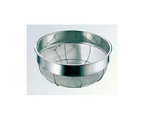 本間冬治工業 18-8 広巾ザル(手無)43cm 1個 424100