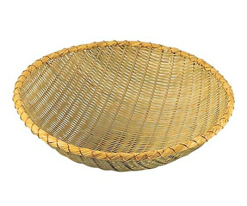 江部松商事 佐渡製　竹　揚ザル　42cm 1個 435200