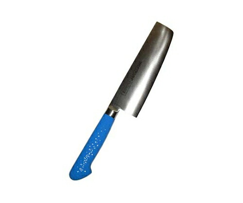 長谷川化学工業 ハセガワ 抗菌カラー庖丁 菜切 MNK-18 18cm ブルー 1個 8224950