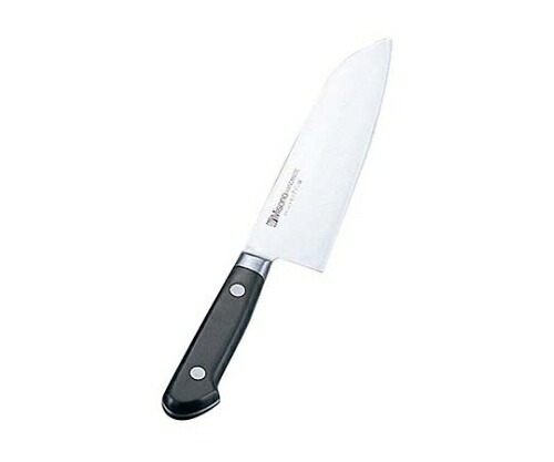 ミソノ モリブデン鋼 ツバ付 三徳庖丁 580 14cm 1個 4888800