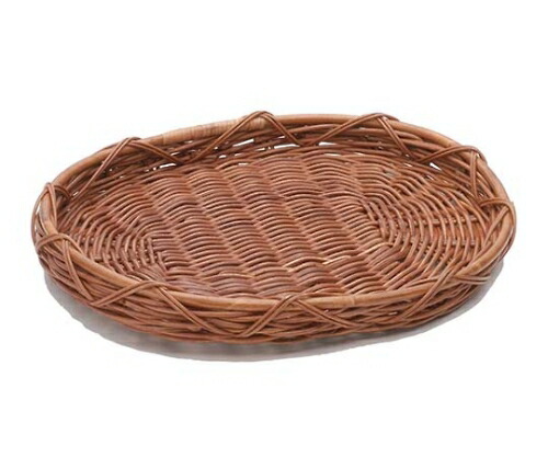 江部松商事 籐かご 16-827 S 小 400×350×H50 1個 5291400