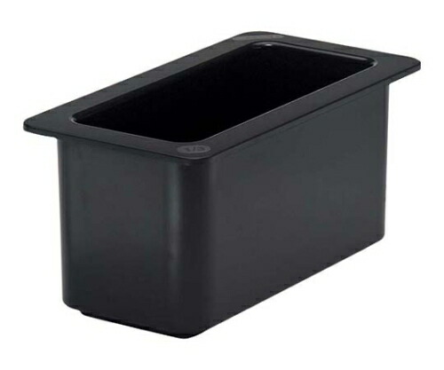 CAMBRO（キャンブロ） キャンブロ コールドフェストフードパン 1/3-15cm 36CFB(110)黒 1個 4132900