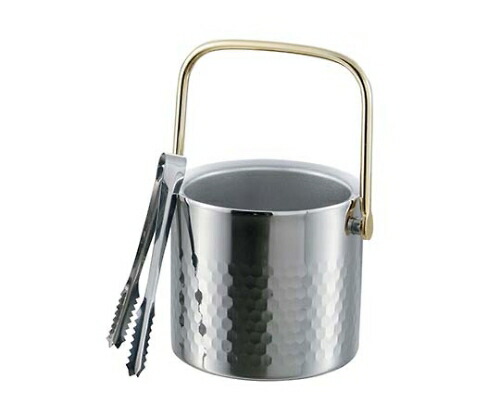 江部松商事 アロー 18-8 二重アイスペール ツチ目タイプ(トング付) 1個 3452800