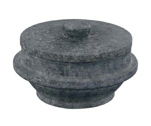 江部松商事 長水 遠赤 石焼釜(石蓋付)補強リング無 22cm 1個 3661010
