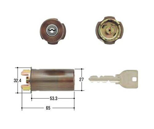 美和ロック（MIWA） MIWA取替用シリンダー 1個 MCY-113の通販は 7,574円